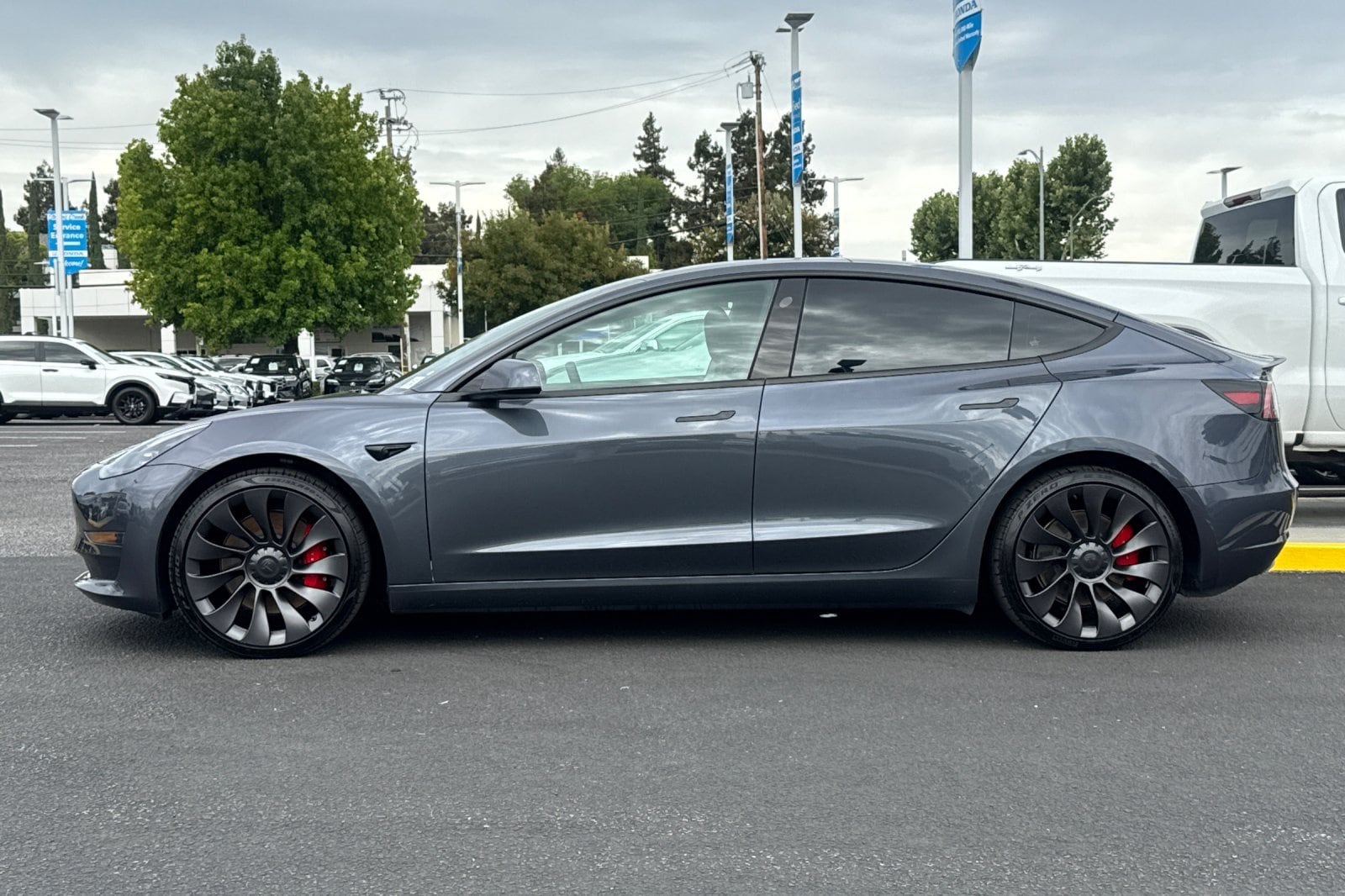 Used 2023 Tesla Model 3 Performance with VIN 5YJ3E1EC2PF482330 for sale in San Jose, CA