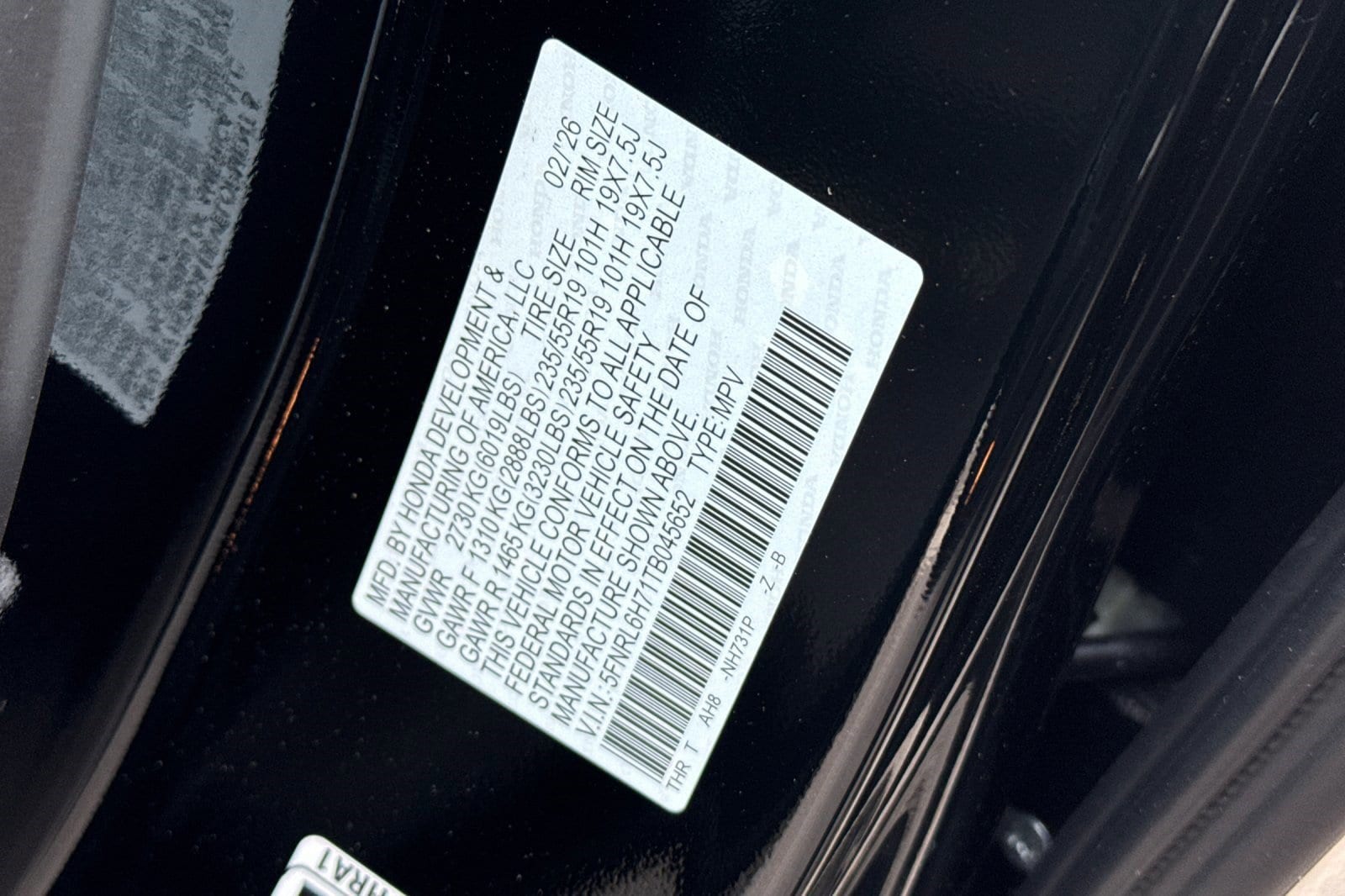 2026 Honda Odyssey Sport L - Photo 20