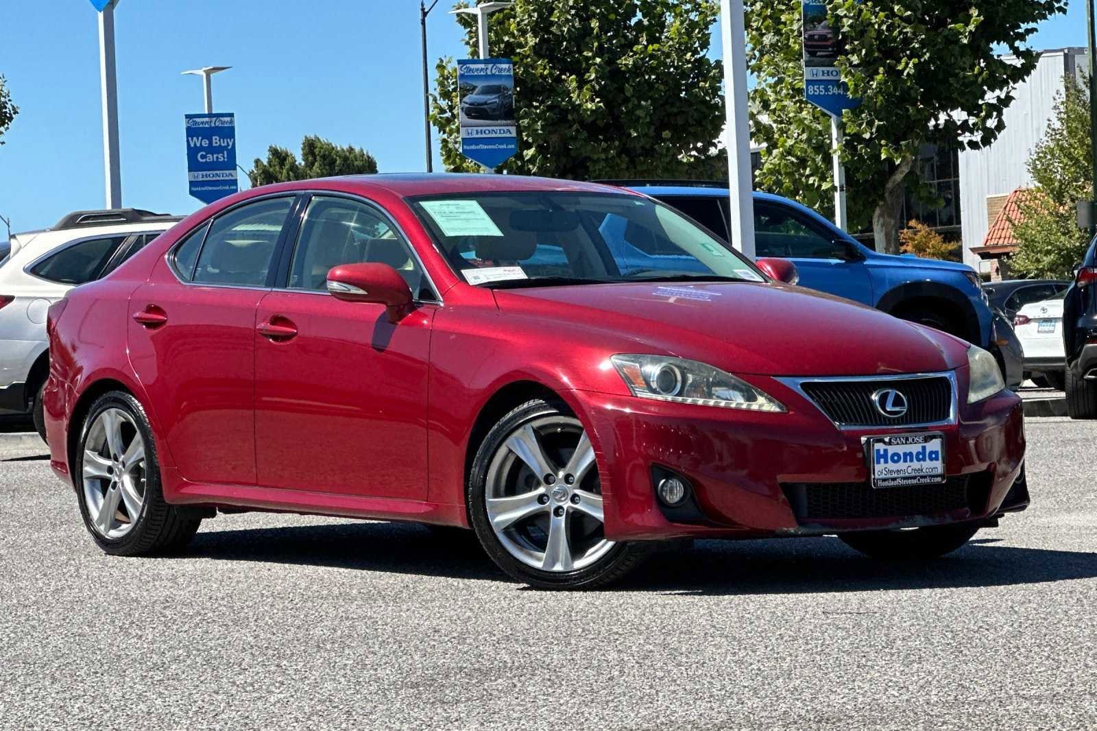 Used 2013 Lexus IS 250 with VIN JTHBF5C29D5185660 for sale in San Jose, CA