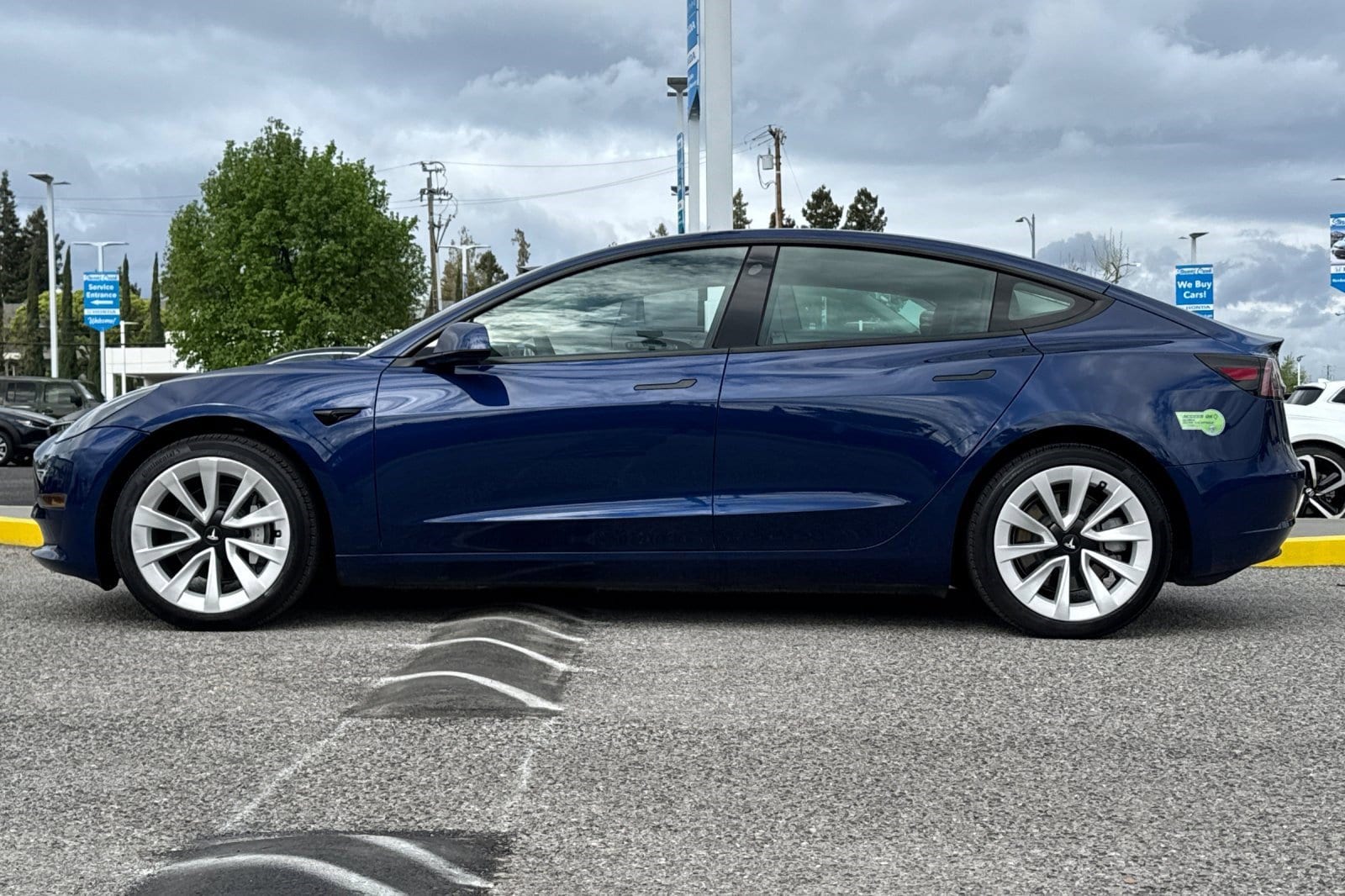 Used 2023 Tesla Model 3 Base with VIN 5YJ3E1EA5PF493496 for sale in San Jose, CA