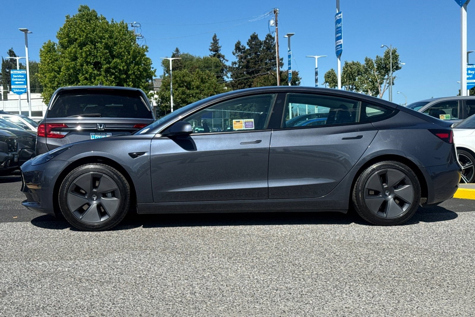 Used 2023 Tesla Model 3 Base with VIN 5YJ3E1EA1PF555671 for sale in San Jose, CA