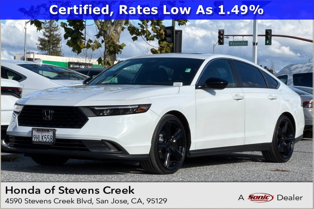 Certified 2023 Honda Accord Hybrid Sport w/BSI Sedan