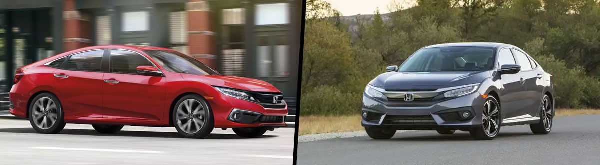 2019 Honda Civic vs 2018 Honda Civic