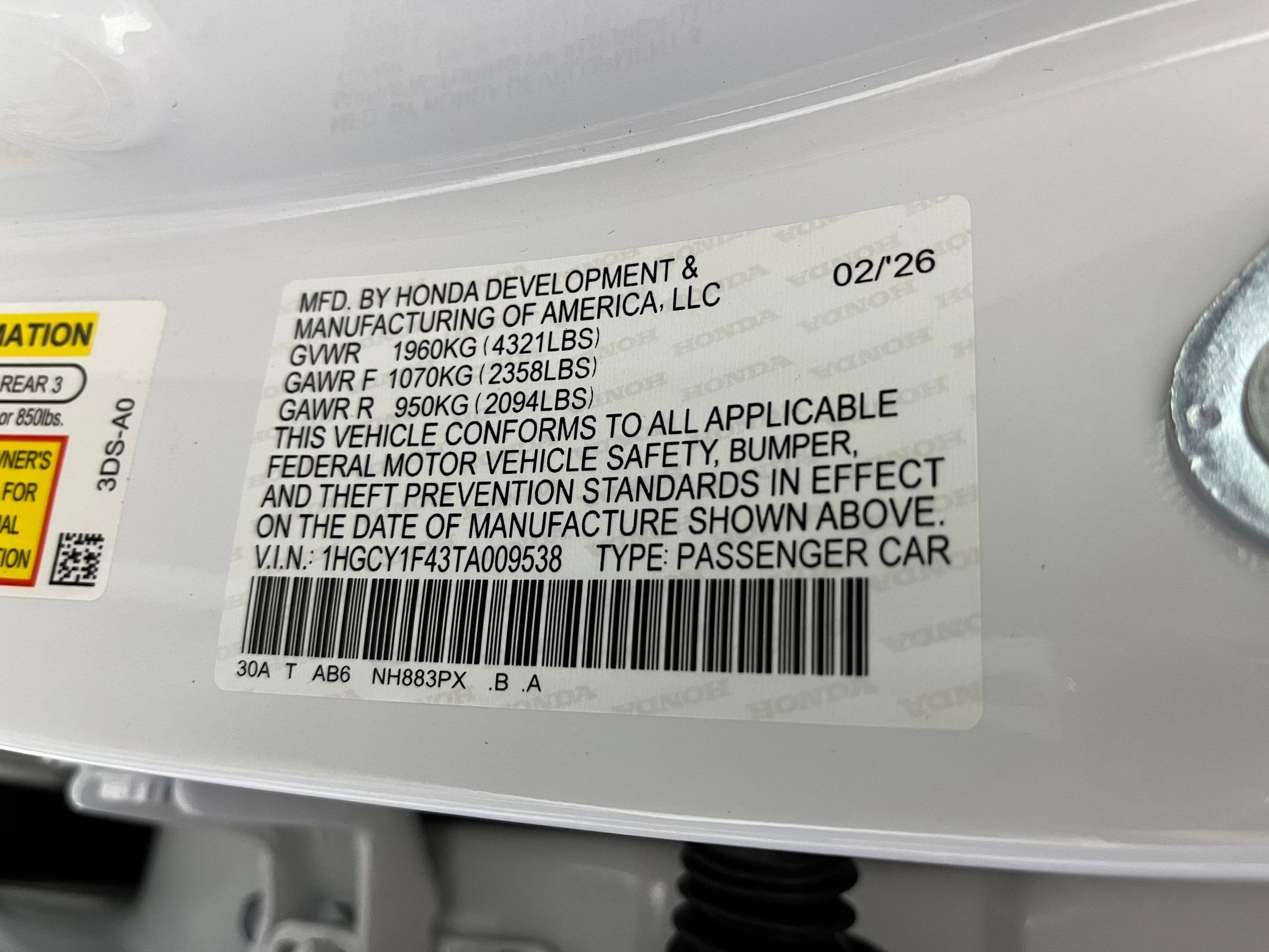 2026 Honda Accord SE - Photo 18