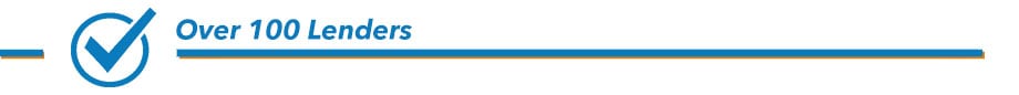 Over 100 Lenders