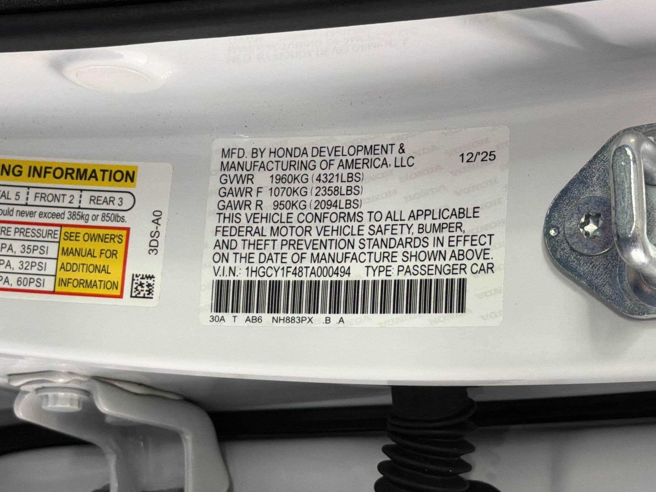 2026 Honda Accord SE - Photo 24