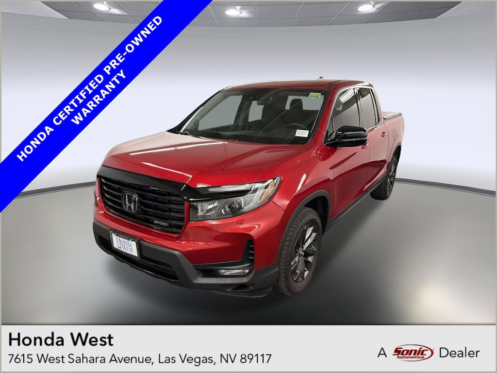 Certified 2023 Honda Ridgeline Sport Truck Crew Cab