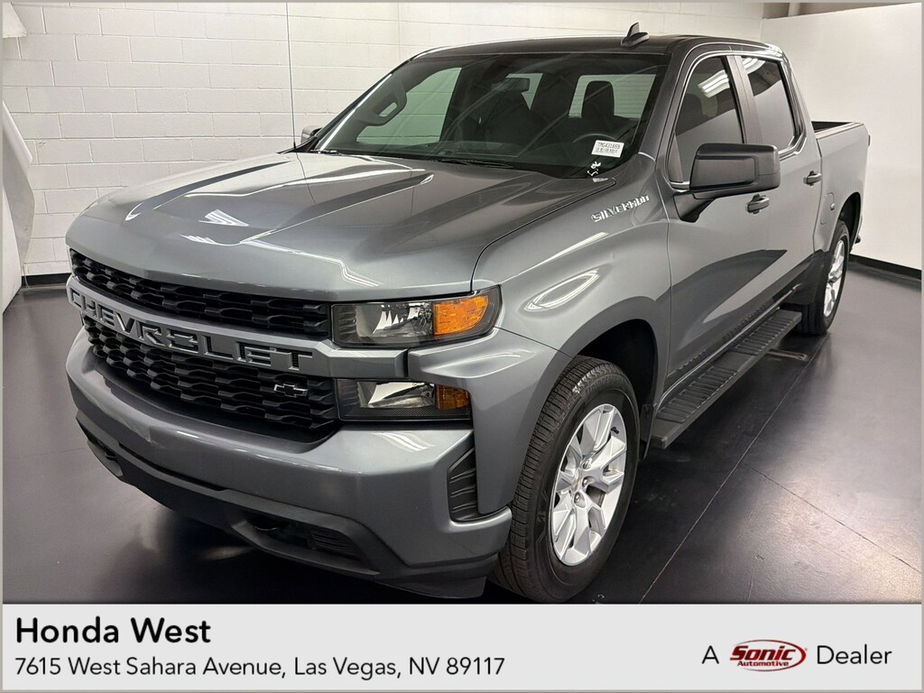 Used 2021 Chevrolet Silverado 1500 Custom Truck Crew Cab