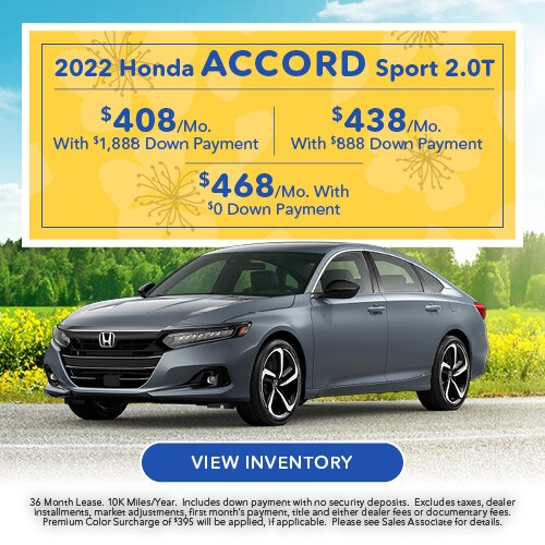 honda no down payment
