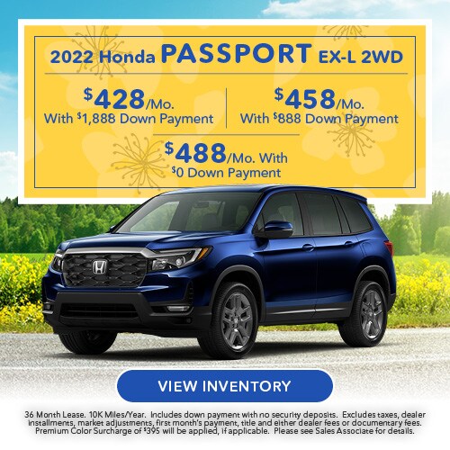 honda no down payment