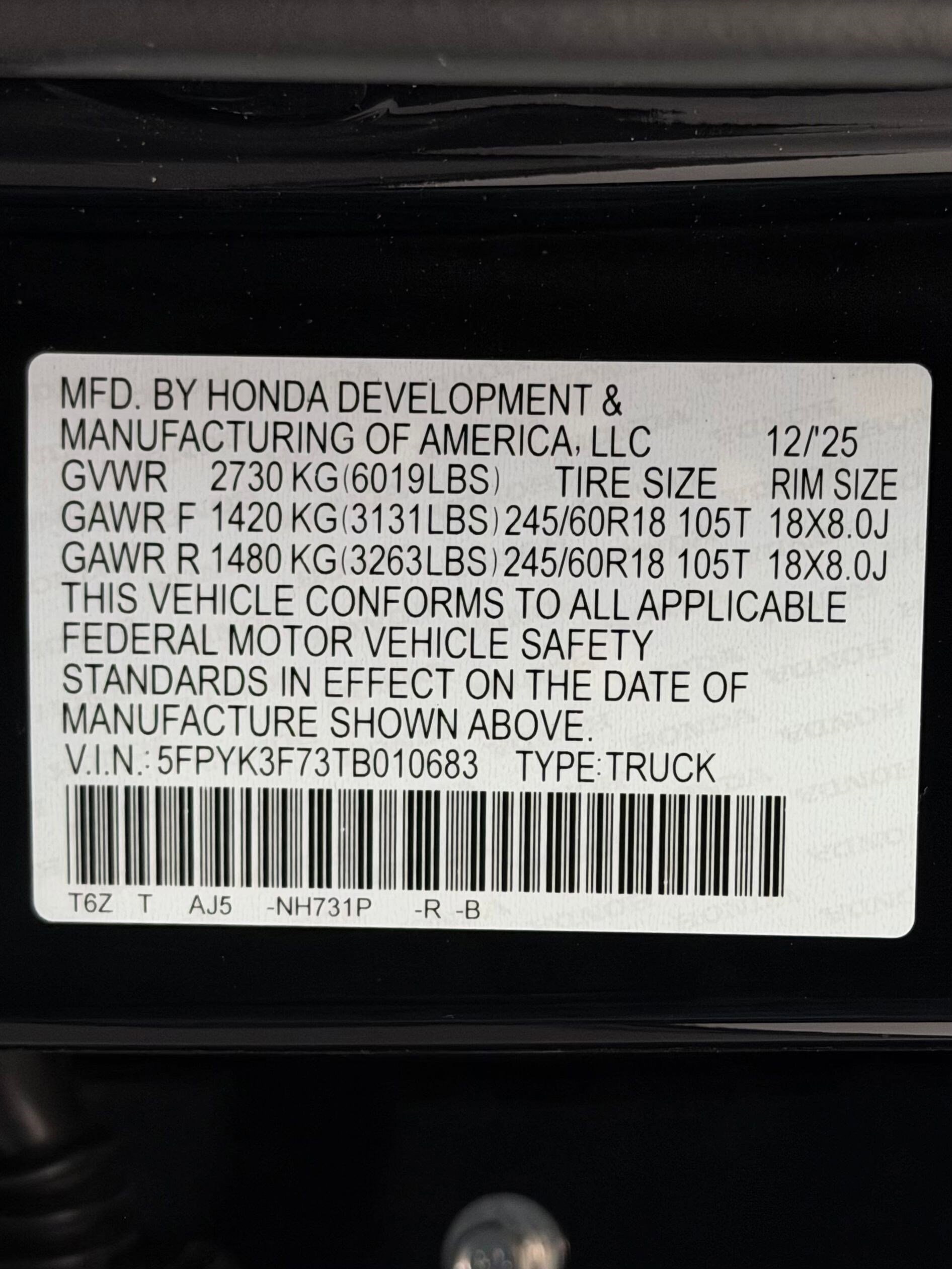 2026 Honda Ridgeline TrailSport - Photo 22