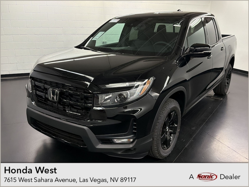New 2026 Honda Ridgeline Black Edition Truck Crew Cab