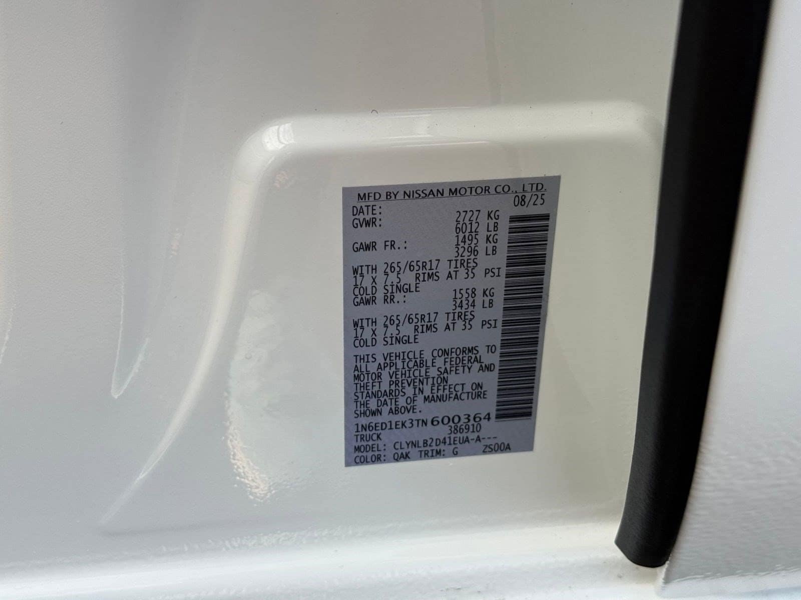 2026 Nissan Frontier SV - Photo 23