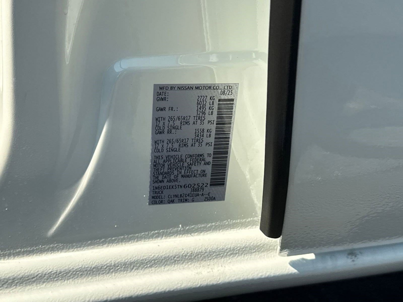 2026 Nissan Frontier SV - Photo 18