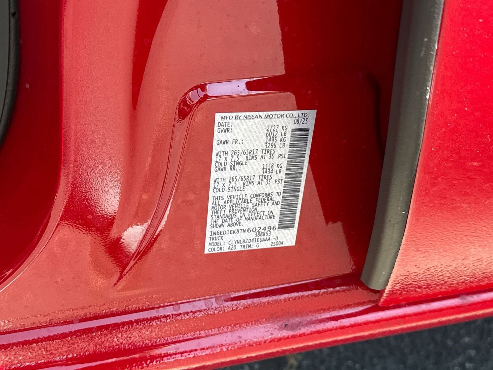 2026 Nissan Frontier SV - Photo 21