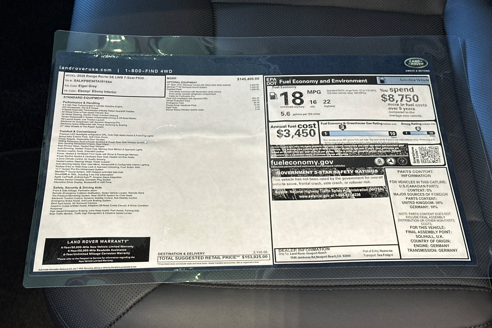 2026 Land Rover Range Rover SE - Photo 28