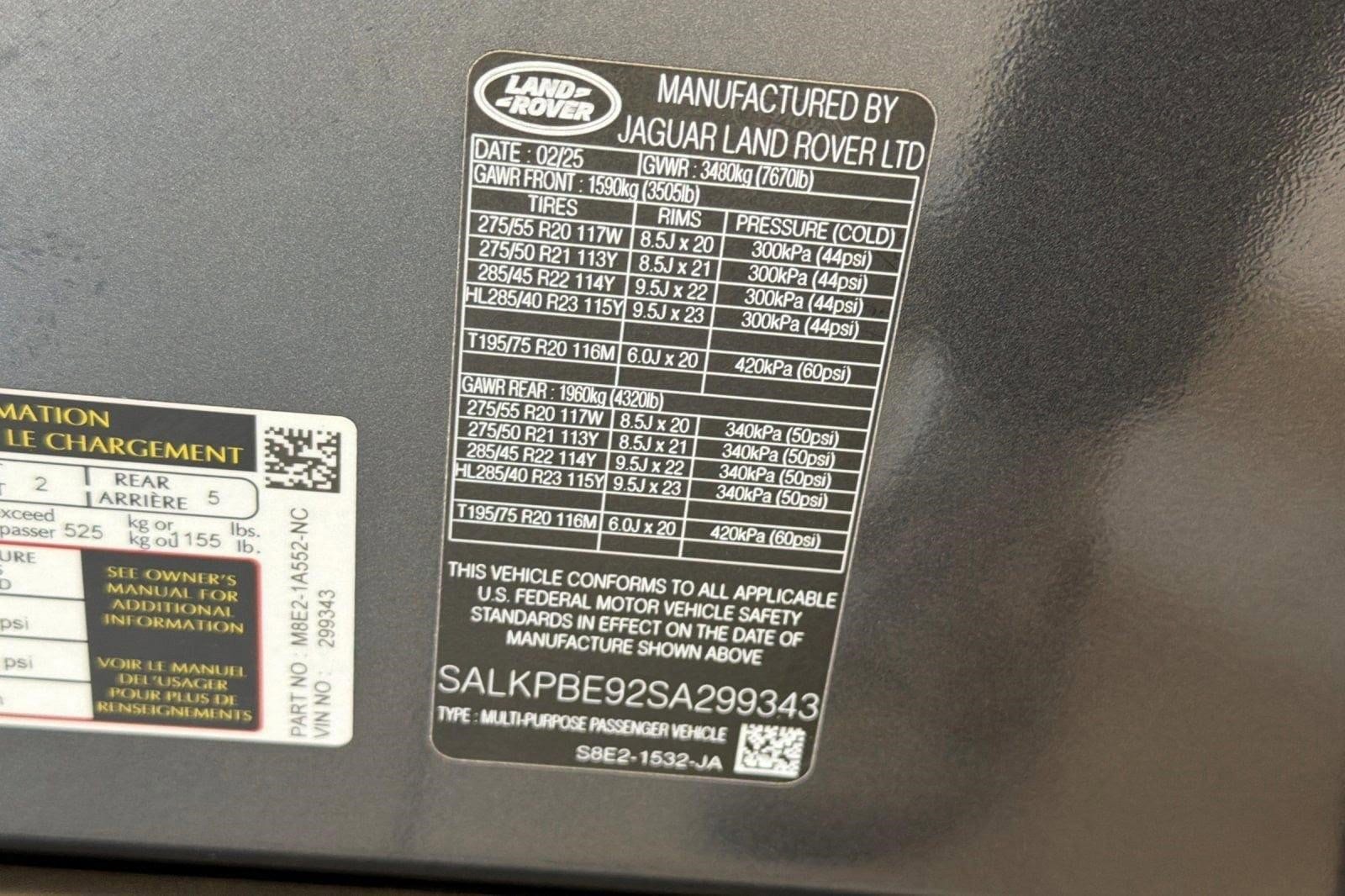 2025 Land Rover Range Rover SE - Photo 15