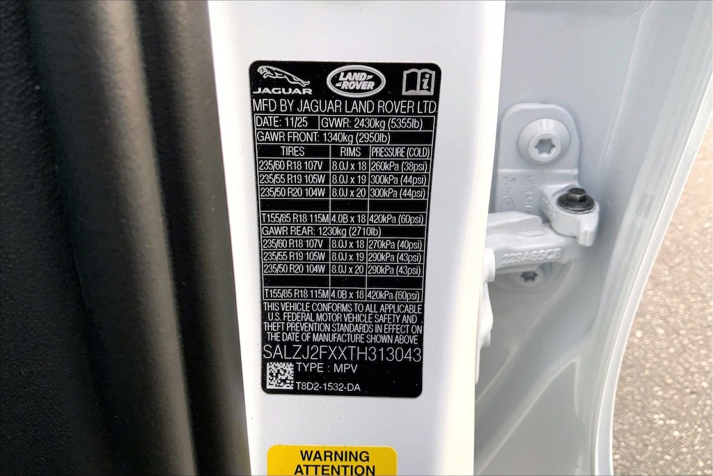 New 2026 Land Rover Range Rover Evoque Core S SUV