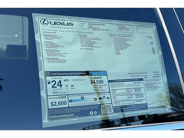2026 Lexus RX 350 Premium - Photo 20