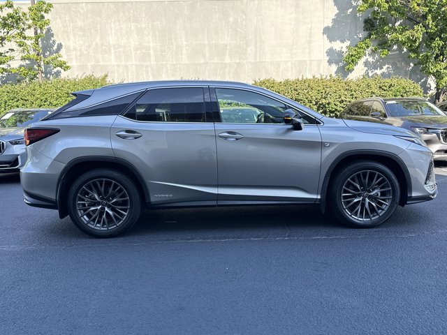 Certified 2022 Lexus RX Hybrid 450h F SPORT with VIN 2T2YGMDAXNC092123 for sale in San Rafael, CA