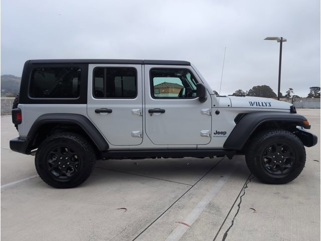 Used 2023 Jeep Wrangler 4xe Willys 4XE with VIN 1C4JJXN68PW628841 for sale in Colma, CA