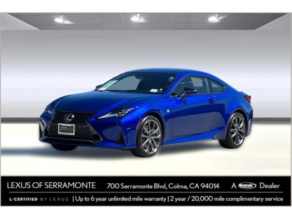 Certified 2022 Lexus RC 350 F SPORT Coupe