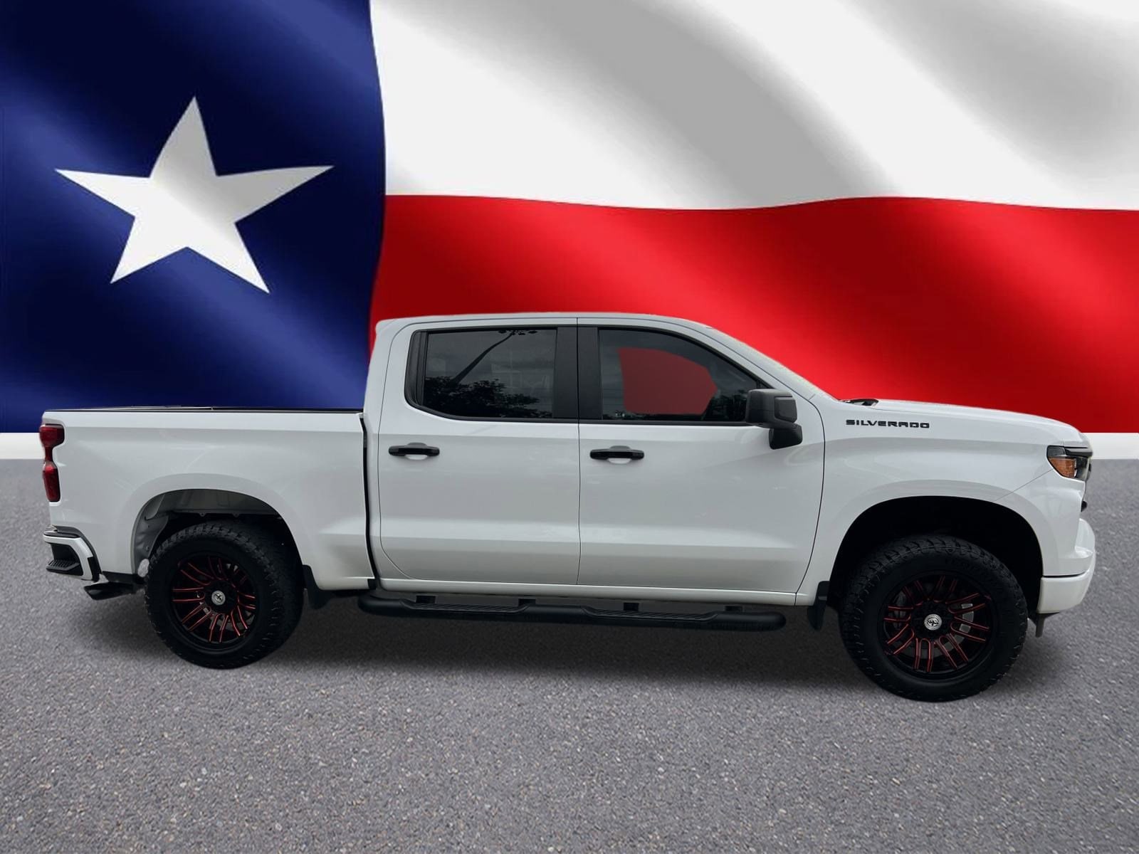 Used 2023 Chevrolet Silverado 1500 Custom with VIN 1GCPABEK8PZ211955 for sale in Baytown, TX