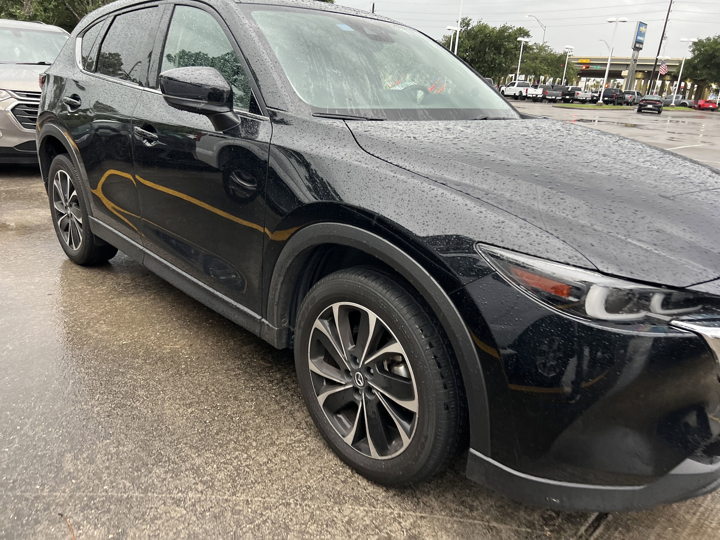 Used 2023 Mazda CX-5 S Premium package with VIN JM3KFBDM7P0198660 for sale in Baytown, TX