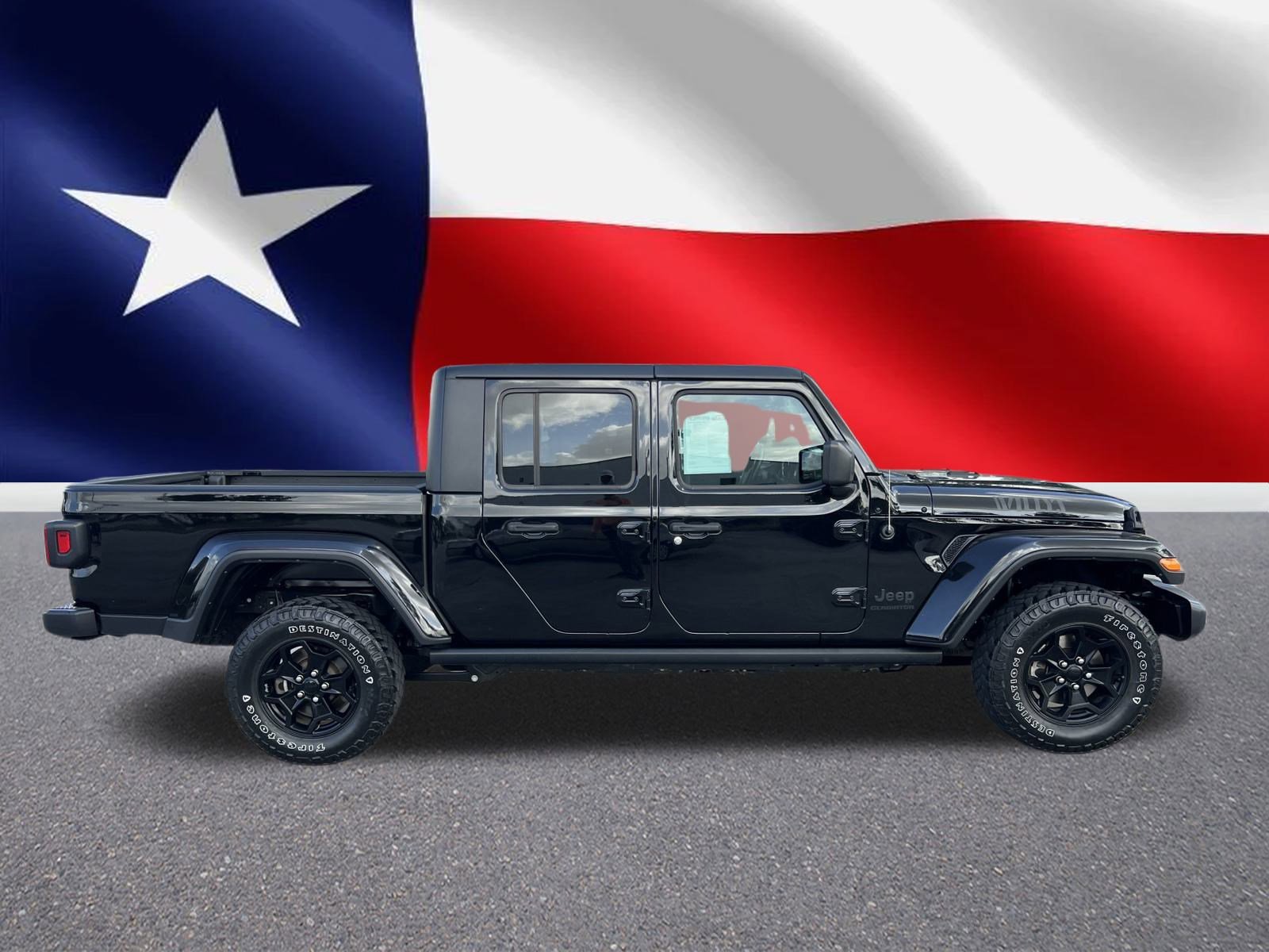 Used 2022 Jeep Gladiator WILLYS with VIN 1C6HJTAG8NL148455 for sale in Baytown, TX