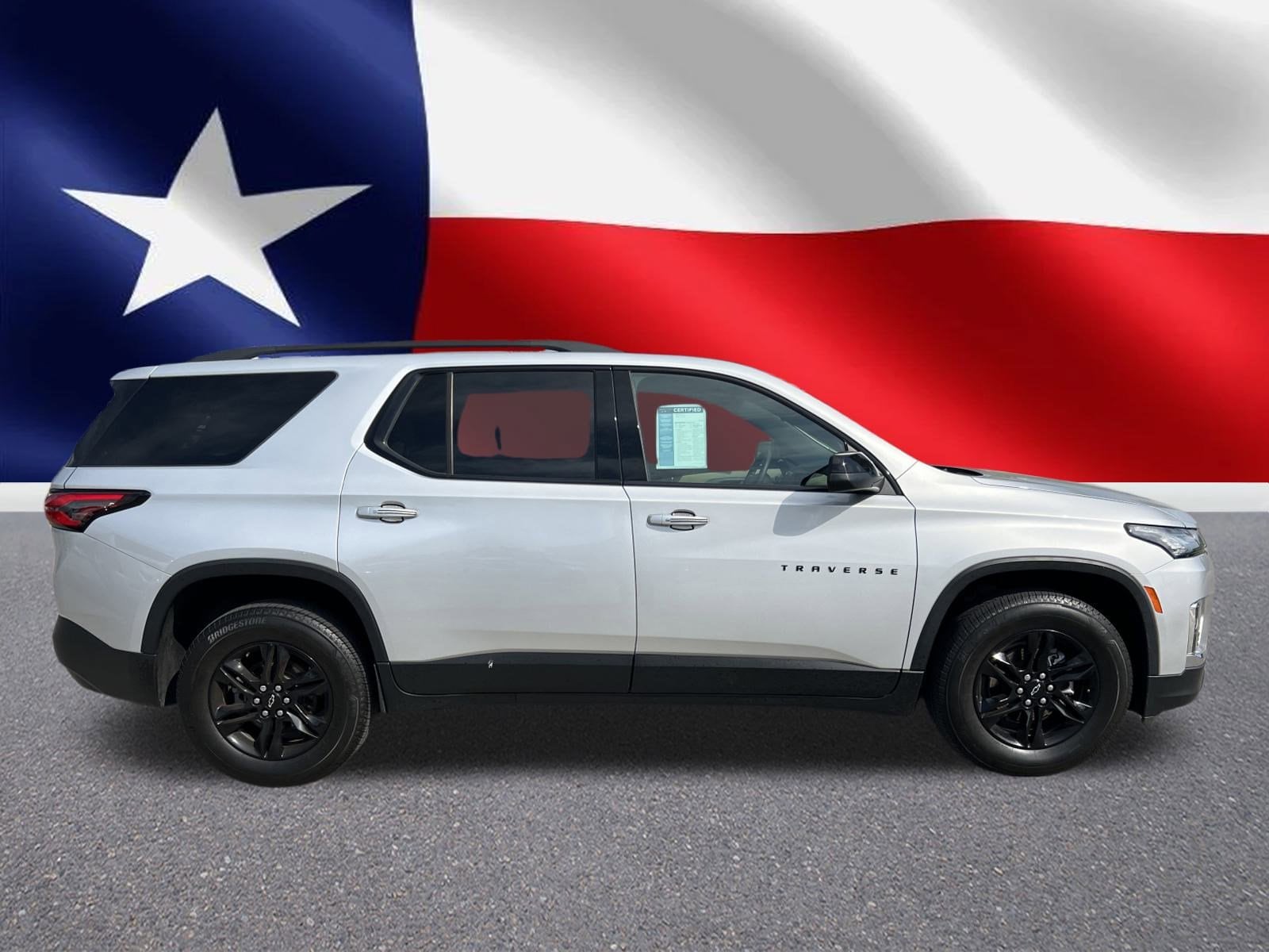 Certified 2022 Chevrolet Traverse LS with VIN 1GNERFKW6NJ143124 for sale in Baytown, TX