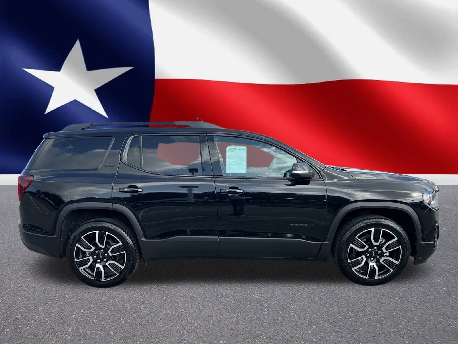 Used 2021 GMC Acadia SLT with VIN 1GKKNMLS6MZ109552 for sale in Baytown, TX