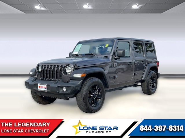 Used 2021 Jeep Wrangler Unlimited Sport Altitude SUV for sale in Houston