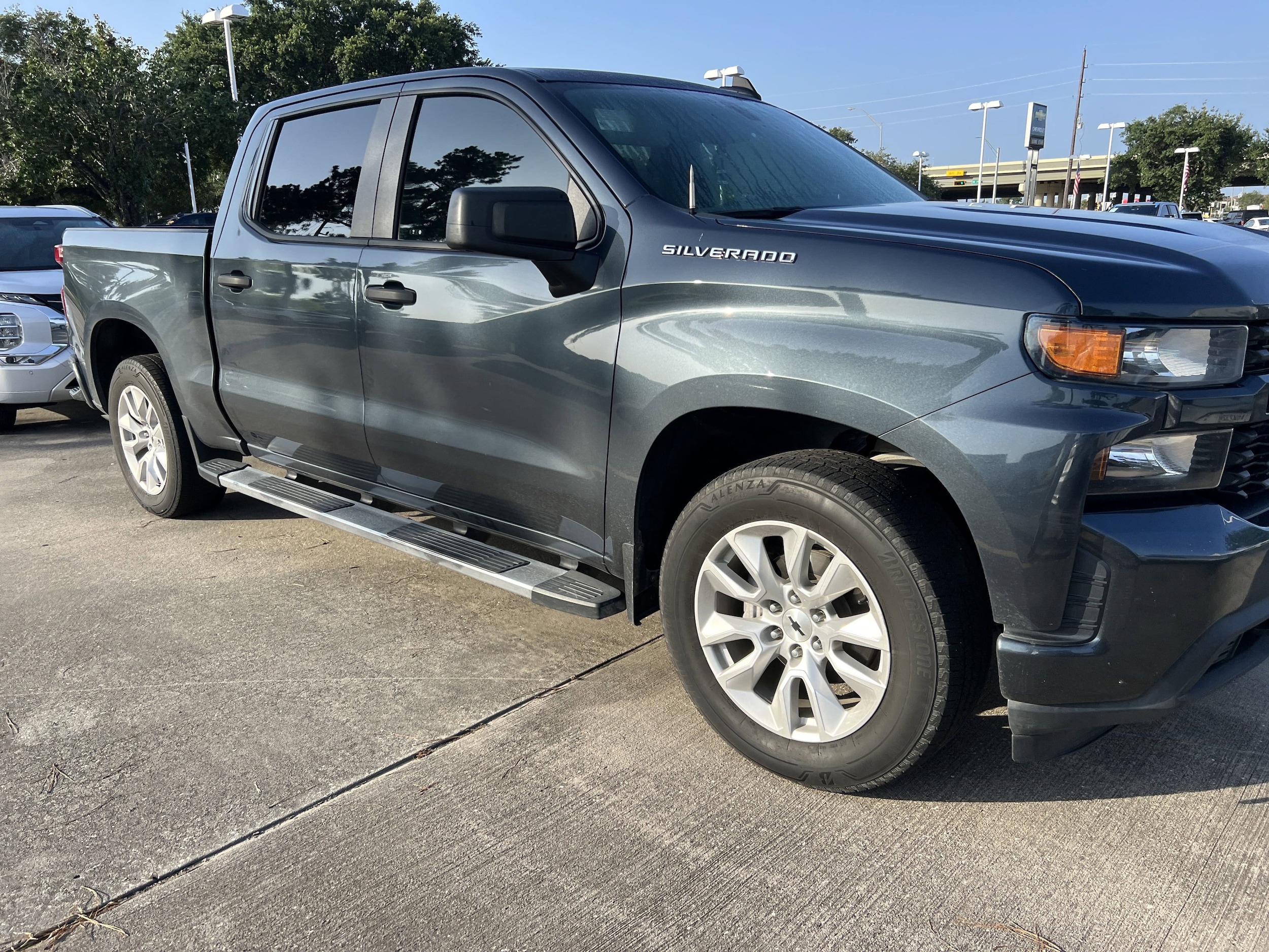 Used 2020 Chevrolet Silverado 1500 Custom with VIN 3GCPWBEKXLG229353 for sale in Baytown, TX