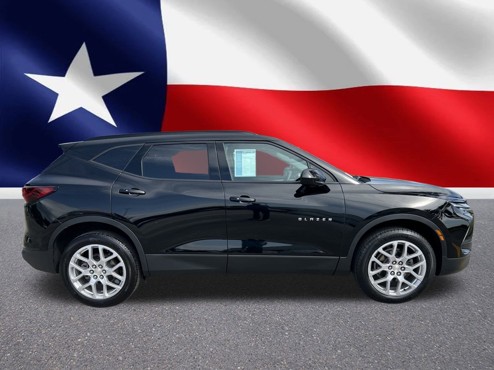 Certified 2023 Chevrolet Blazer 2LT with VIN 3GNKBCR47PS175074 for sale in Baytown, TX
