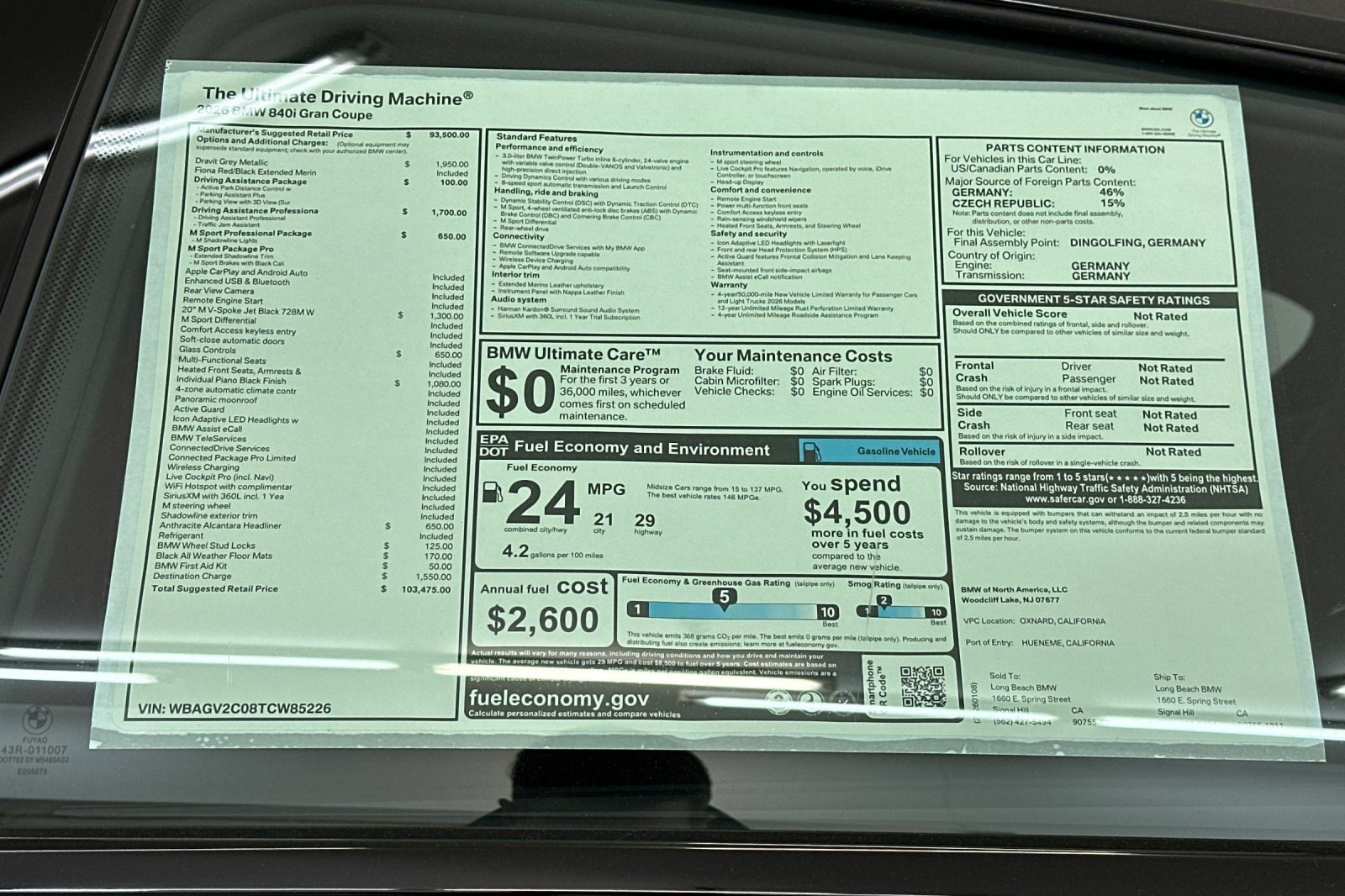 2026 BMW 8 Series 840i - Photo 29