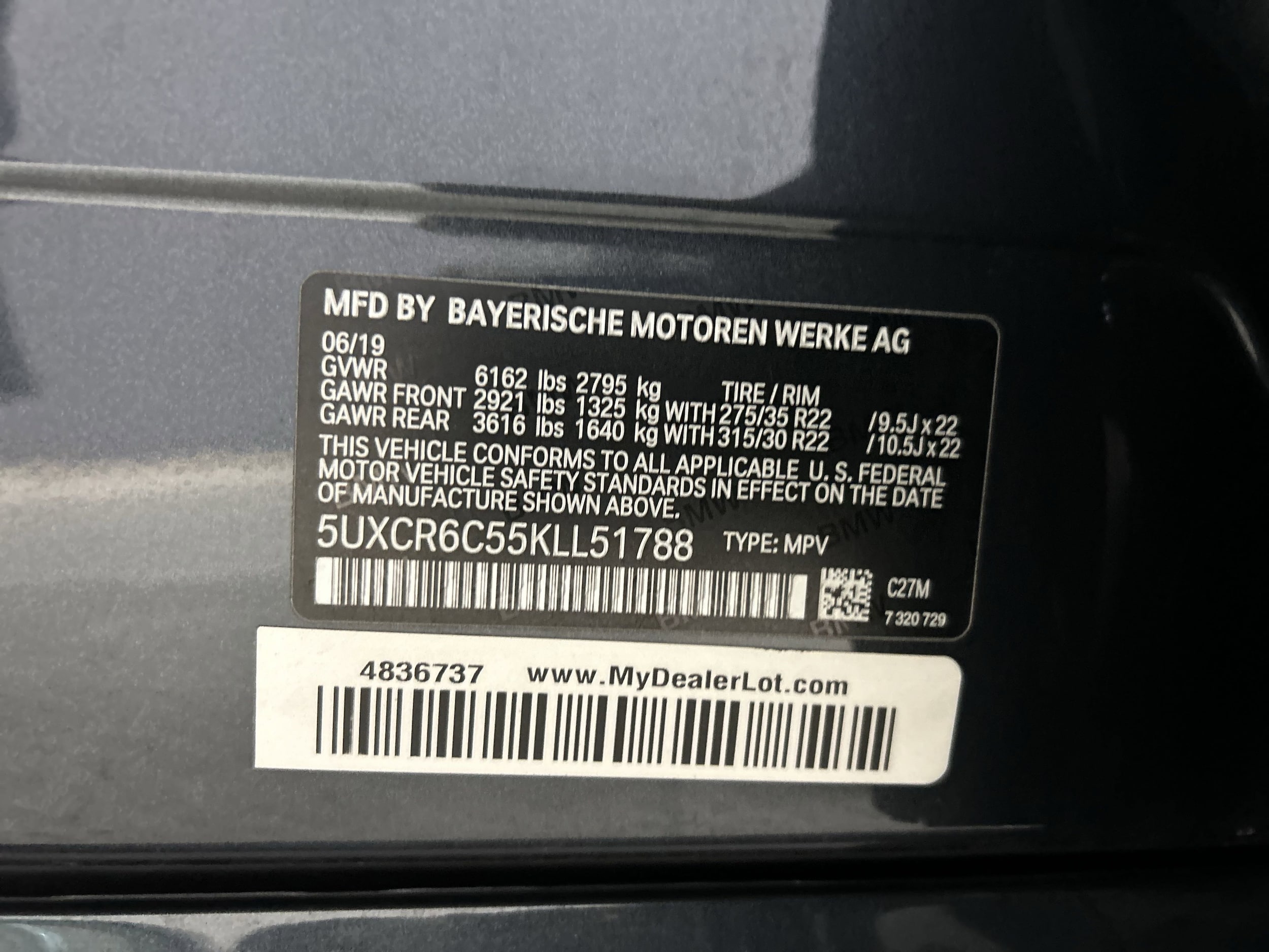 Used 2019 BMW X5 40i with VIN 5UXCR6C55KLL51788 for sale in Long Beach, CA
