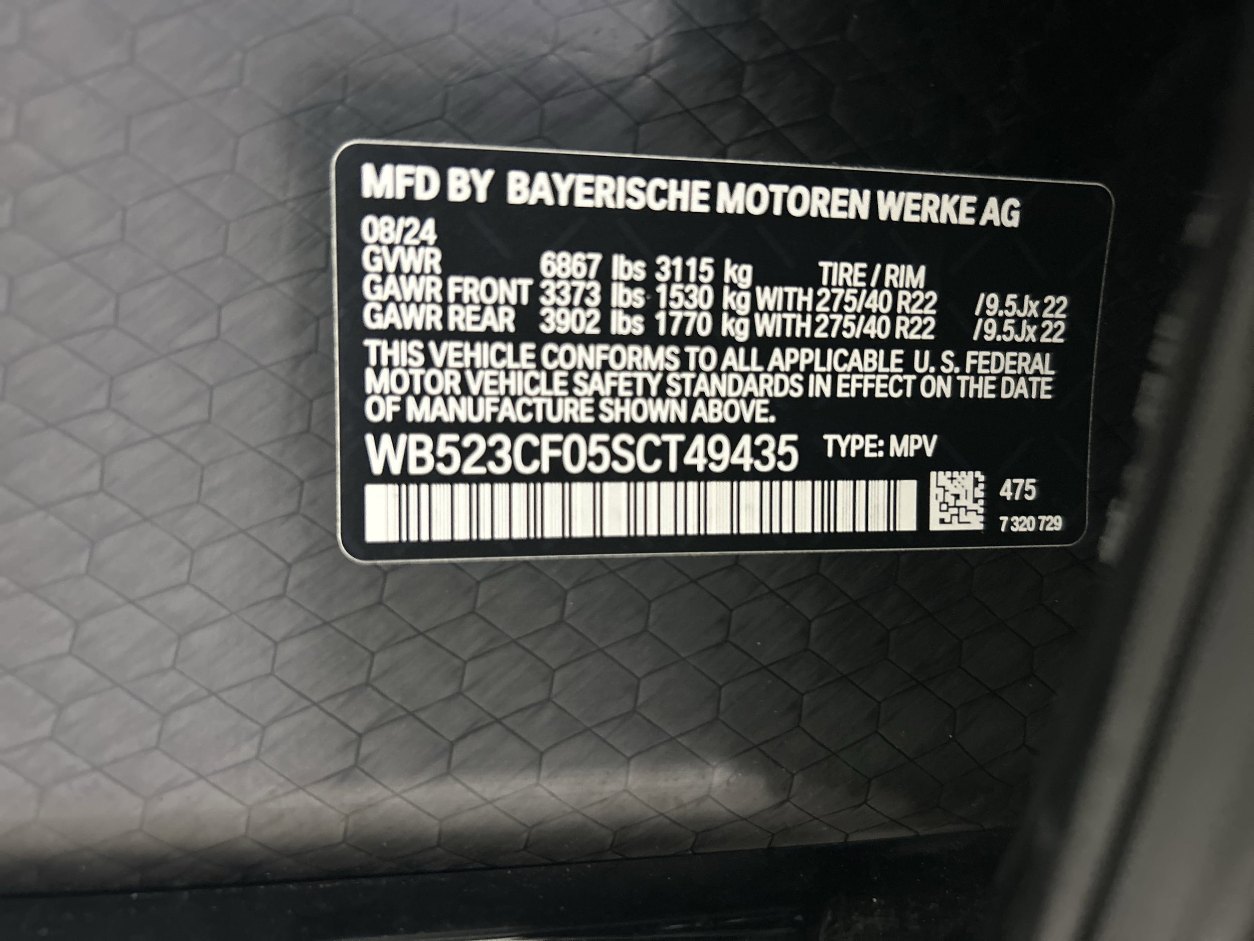 Used 2025 BMW iX Base with VIN WB523CF05SCT49435 for sale in Long Beach, CA