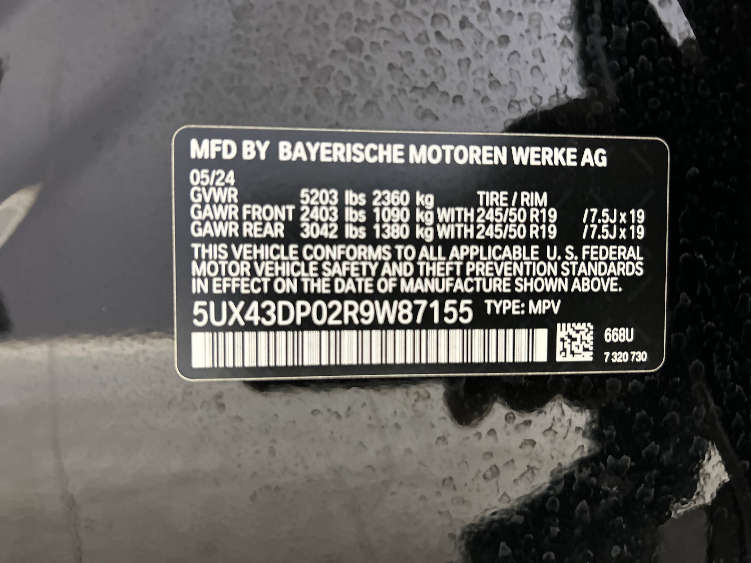 Used 2024 BMW X3 30i with VIN 5UX43DP02R9W87155 for sale in Long Beach, CA