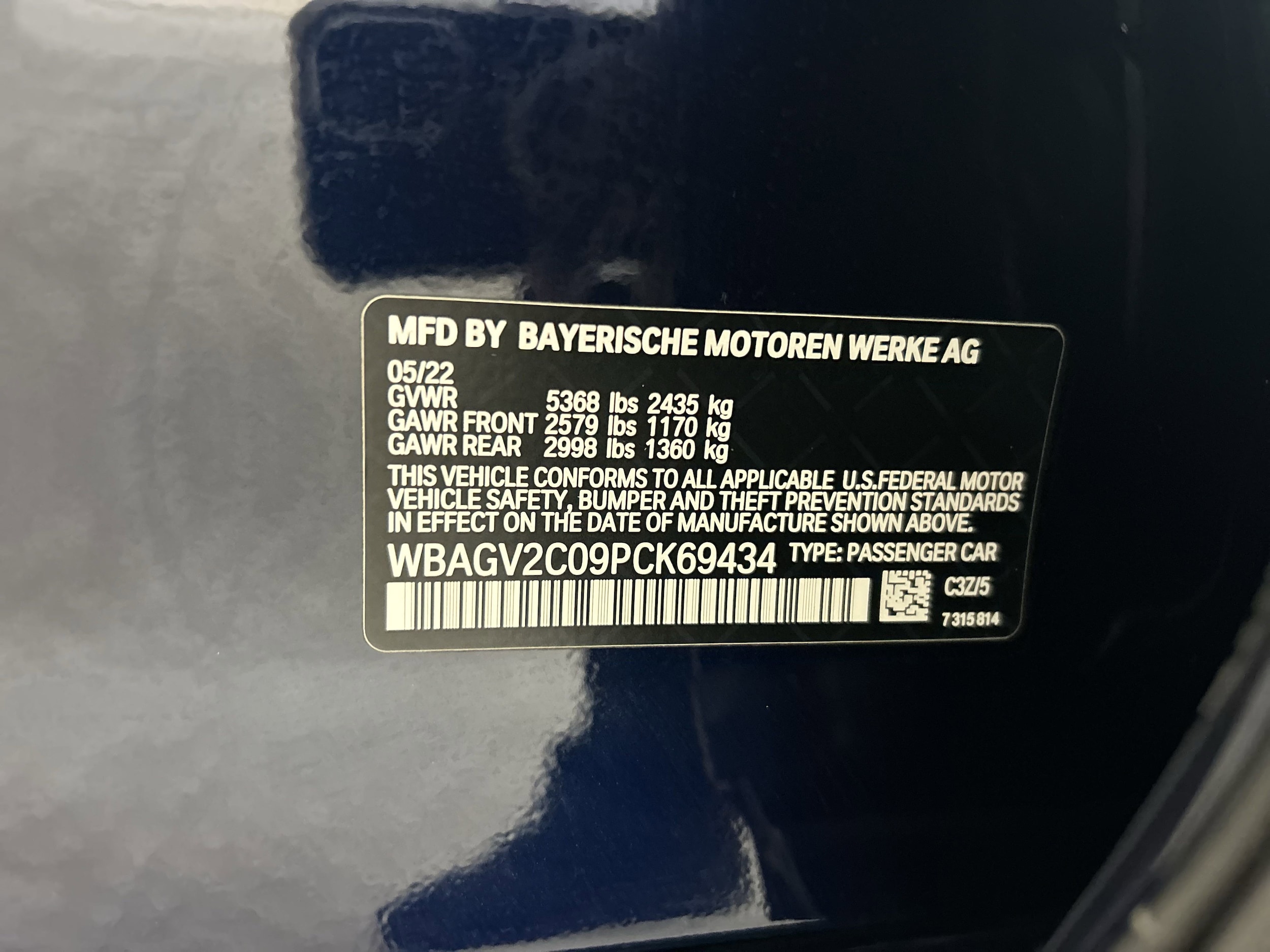 Certified 2023 BMW 8 Series 840i with VIN WBAGV2C09PCK69434 for sale in Long Beach, CA