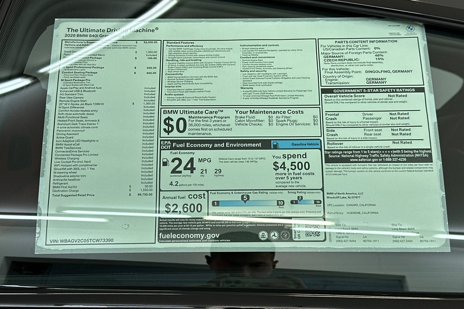 2026 BMW 8 Series 840i - Photo 29