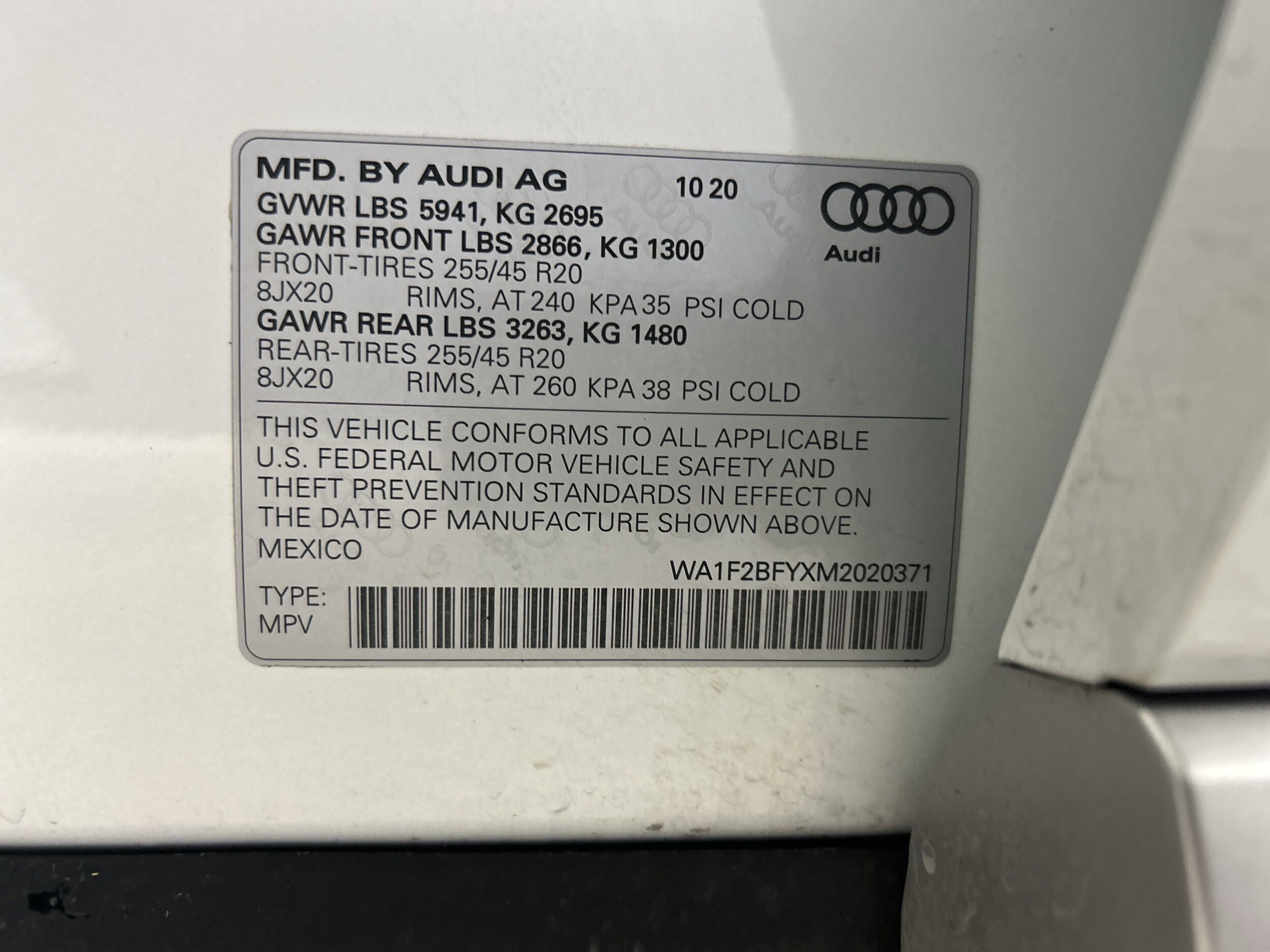 Used 2021 Audi Q5 Prestige with VIN WA1F2BFYXM2020371 for sale in Long Beach, CA