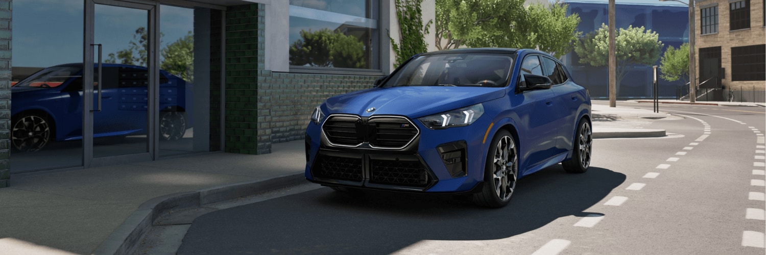 2025BMW X2 on a city street