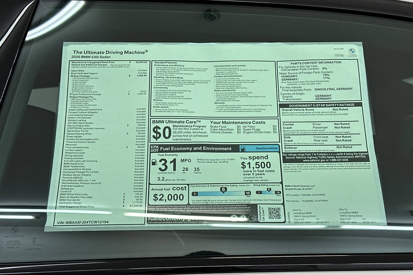 2026 BMW 5 Series 530i - Photo 29