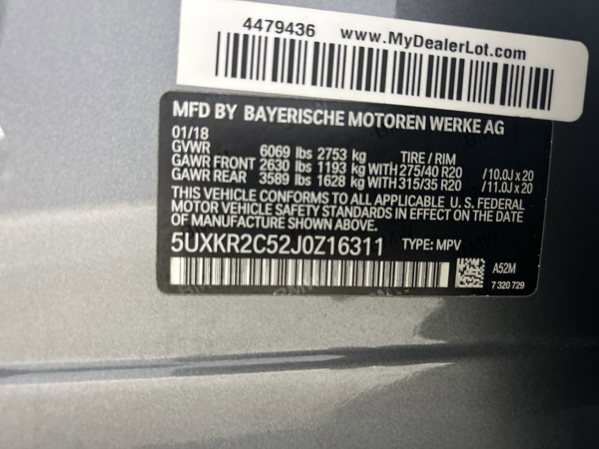 Used 2018 BMW X5 sDrive35i with VIN 5UXKR2C52J0Z16311 for sale in Long Beach, CA
