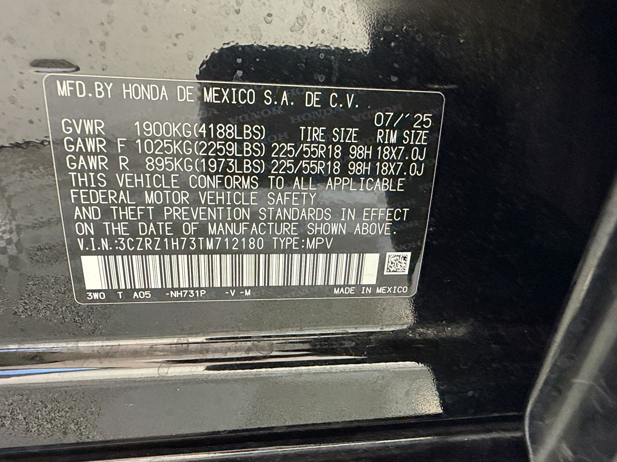 2026 Honda HR-V EX-L - Photo 27