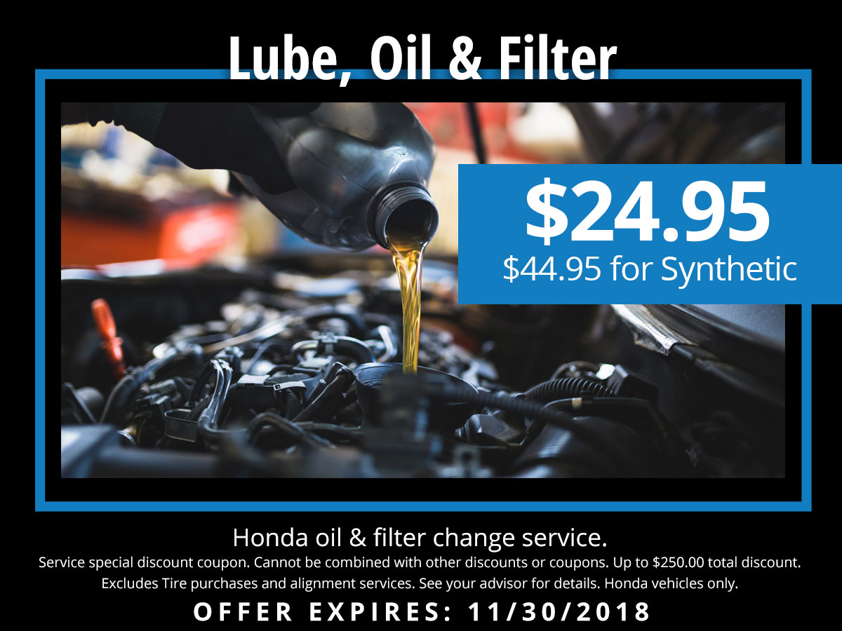 synthetic oil change coupons