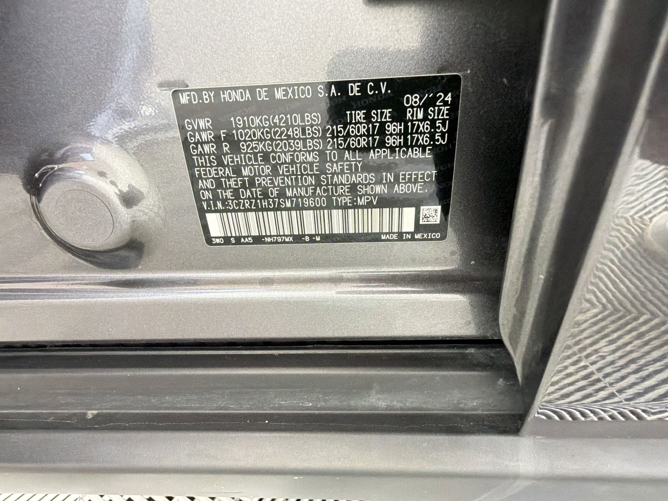 2025 Honda HR-V LX - Photo 20