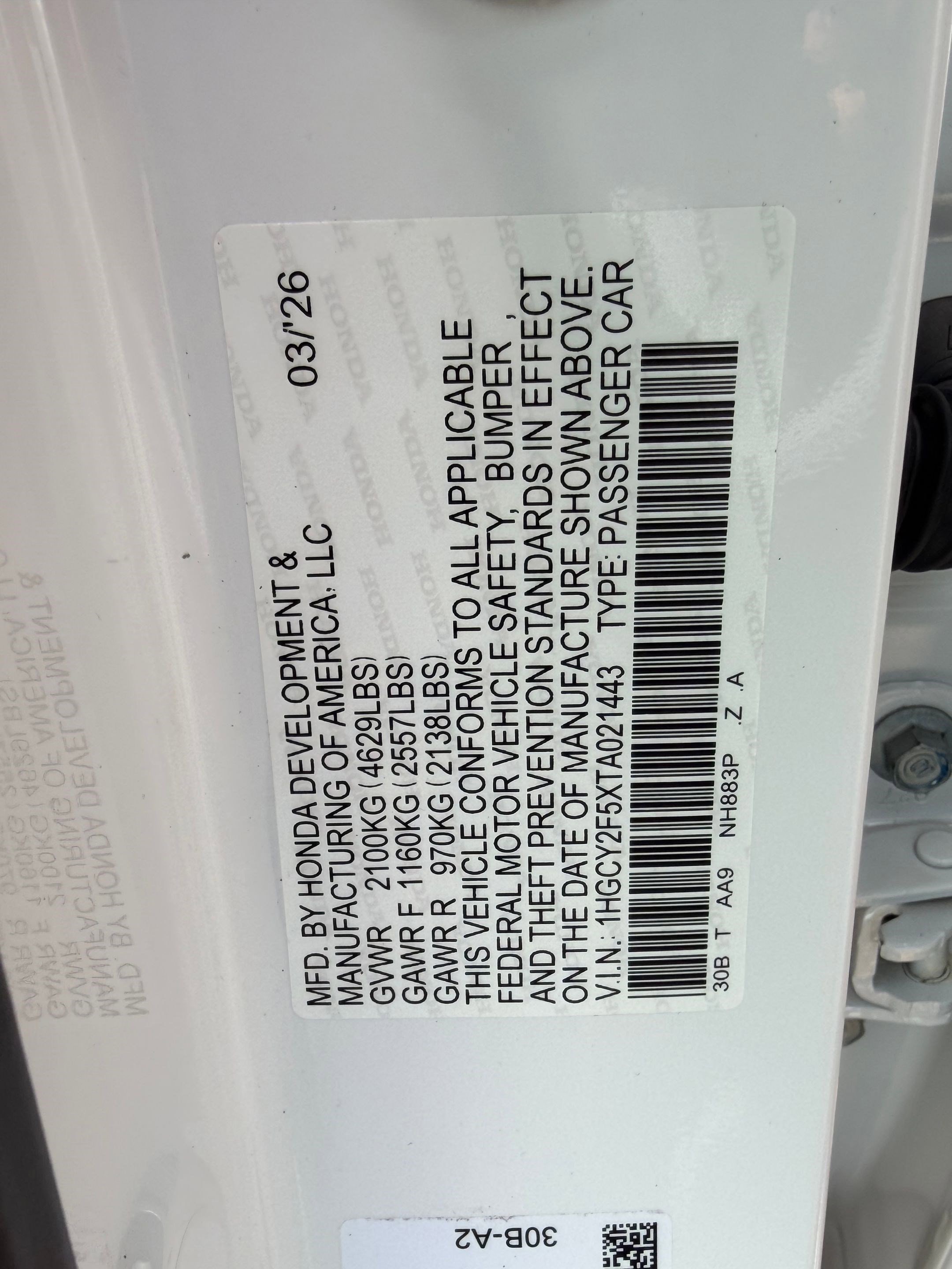2026 Honda Accord Hybrid Sport - Photo 20