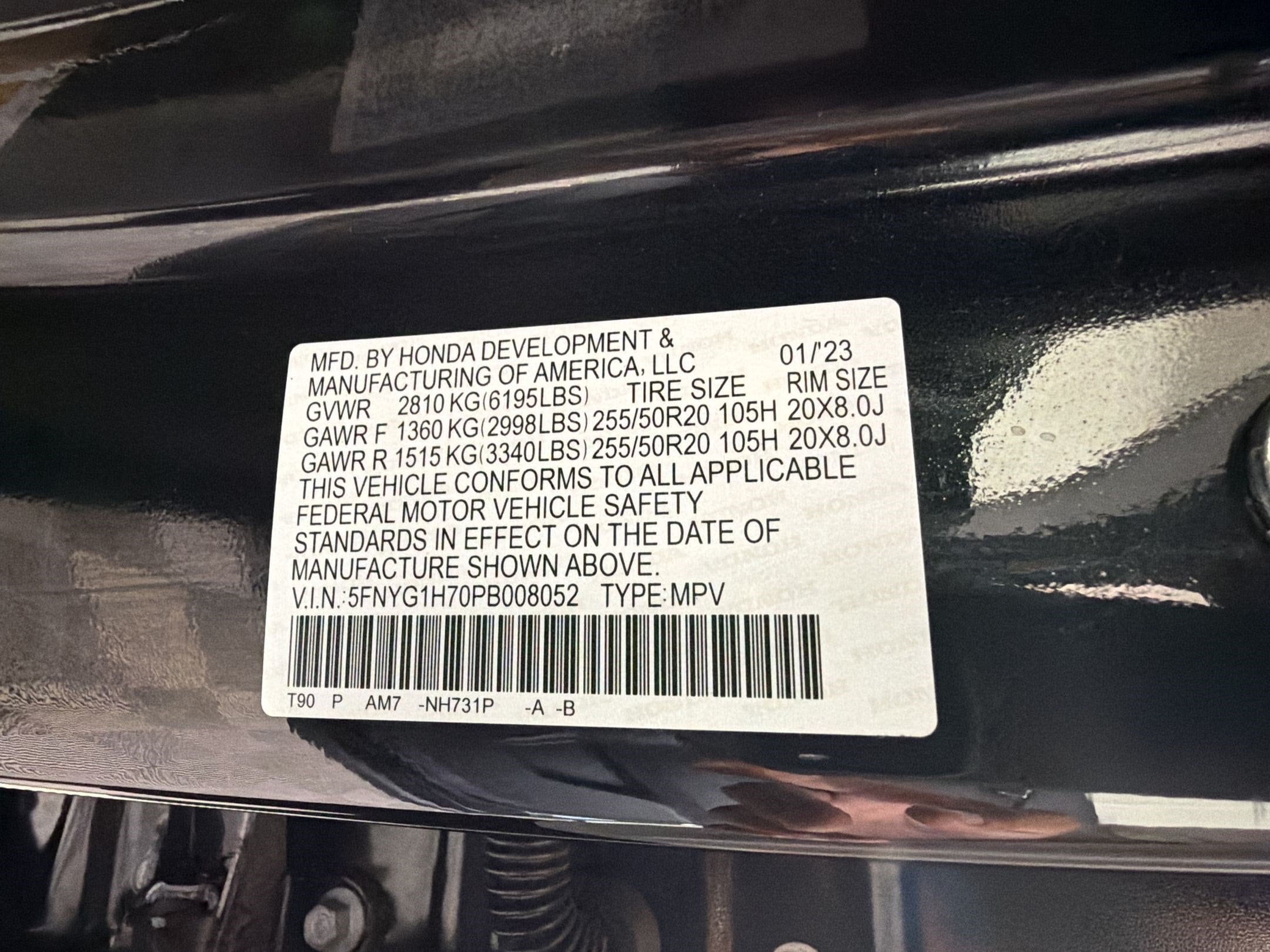 2023 Honda Pilot Touring - Photo 26