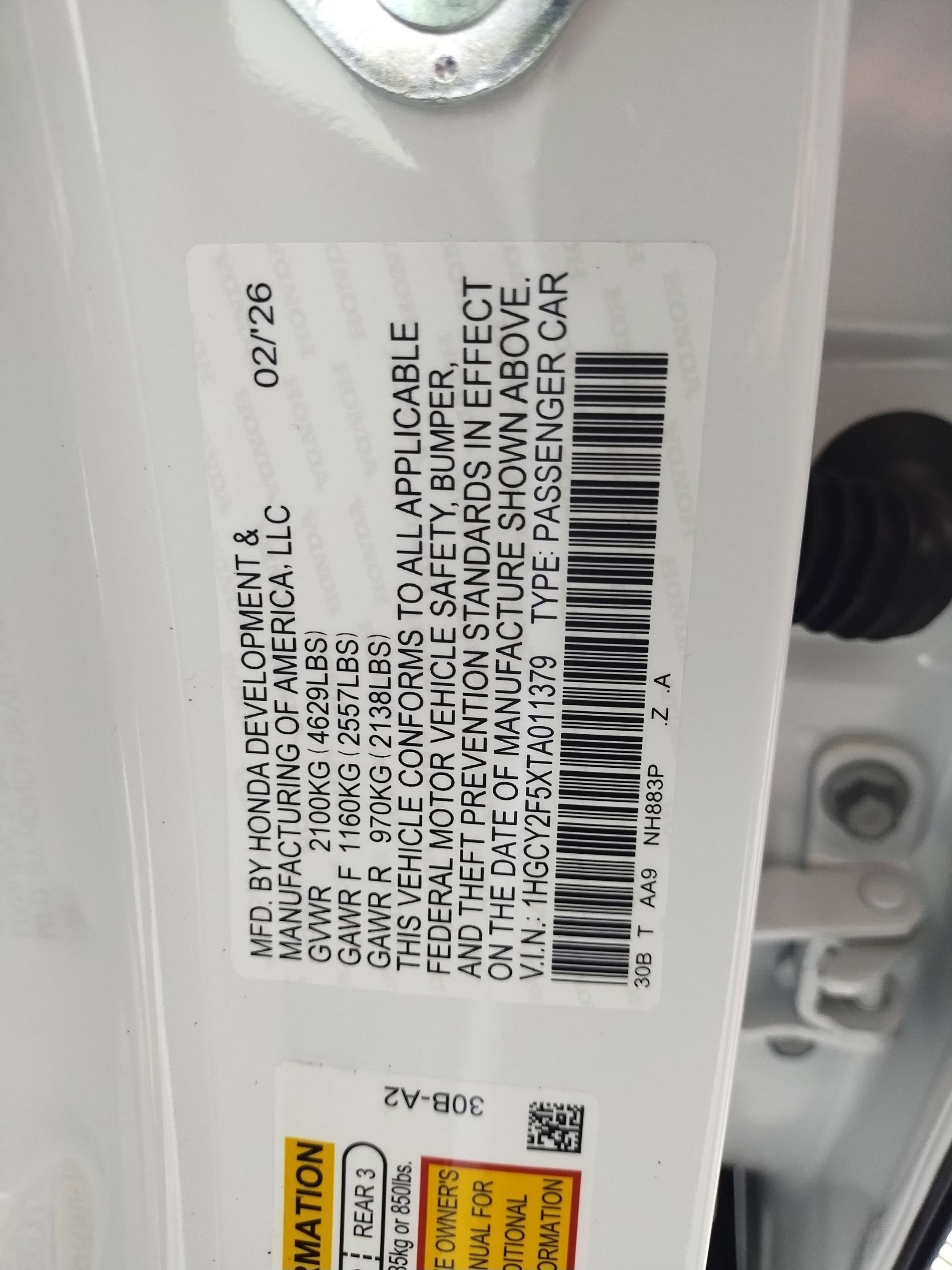 2026 Honda Accord Hybrid Sport - Photo 20